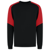 Afbeelding van Sweater Bicolor Redefined | zwart/helderrood | 306112-09202 | TRICORP WORKWEAR