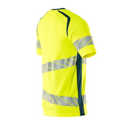 Foto van Mascot Accelerate Safe T-shirt | 19082-771 | 1744-hi-vis geel/donkerpetrol