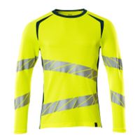 Mascot Accelerate Safe T-shirt, met lange mouwen | 19081-771 | 1744-hi-vis geel/donkerpetrol