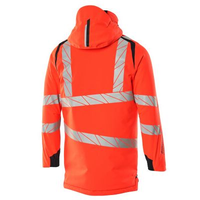 Foto van Mascot Accelerate Safe Parka | 19030-449 | 22210-hi-vis rood/donkermarine