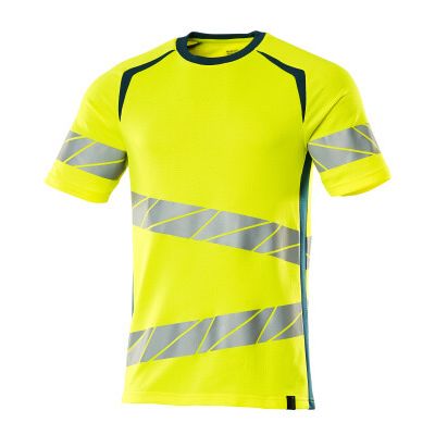 Foto van Mascot Accelerate Safe T-shirt | 19082-771 | 1744-hi-vis geel/donkerpetrol