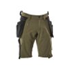 Afbeelding van Shorts, afneembare spijkerzakken,stretch | 17149-311 | 033-mosgroen