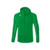 Afbeelding van ERIMA LIGA STAR trainingsjack met capuchon Unisex | smaragd/wit | 1032328