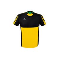 ERIMA Six Wings T-shirt Unisex | geel/zwart | 1082213
