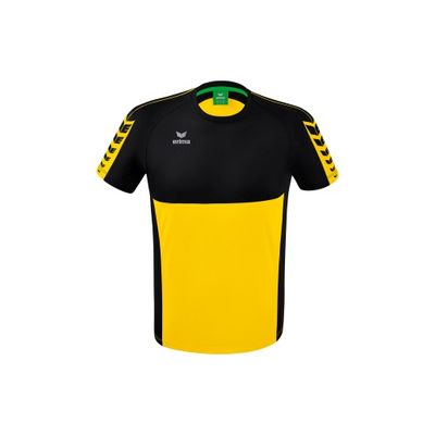 Foto van ERIMA Six Wings T-shirt Unisex | geel/zwart | 1082213