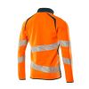 Afbeelding van Mascot Accelerate Safe Sweatshirt met rits | 19184-781 | 1444-hi-vis oranje/donkerpetrol