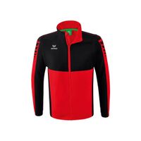 ERIMA Six Wings jack met afneembare mouwen Unisex | rood/zwart | 1062207