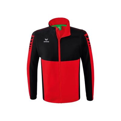 Foto van ERIMA Six Wings jack met afneembare mouwen Unisex | rood/zwart | 1062207