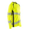 Afbeelding van Mascot Accelerate Safe T-shirt, met lange mouwen | 19081-771 | 17010-hi-vis geel/donkermarine