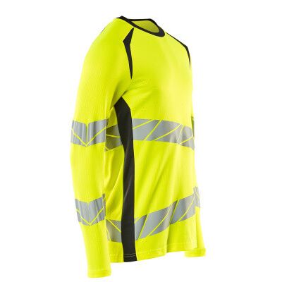 Foto van Mascot Accelerate Safe T-shirt, met lange mouwen | 19081-771 | 17010-hi-vis geel/donkermarine