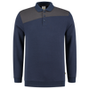 Afbeelding van Polosweater Bicolor Naden | donkermarine/donkergrijs | 302004-01018 | TRICORP WORKWEAR
