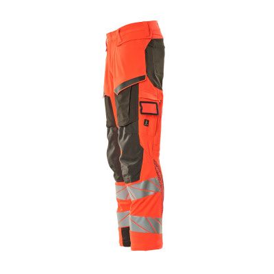 Foto van Mascot Accelerate Safe Broek met kniezakken | 19079-511 | 22218-hi-vis rood/donkerantraciet