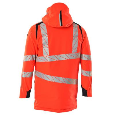 Foto van Mascot Accelerate Safe Parka | 19030-449 | 22210-hi-vis rood/donkermarine