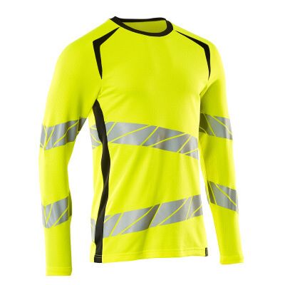 Foto van Mascot Accelerate Safe T-shirt, met lange mouwen | 19081-771 | 1709-hi-vis geel/zwart