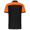 Afbeelding van Poloshirt Bicolor Naden | zwart/oranje | 202006-0998 | TRICORP WORKWEAR