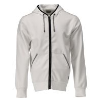 Mascot Customized hooded sweater met rits | 22486-378 | 06-wit