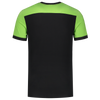 Afbeelding van T-shirt Bicolor Naden | zwart/limegroen | 102006-0937 | TRICORP WORKWEAR