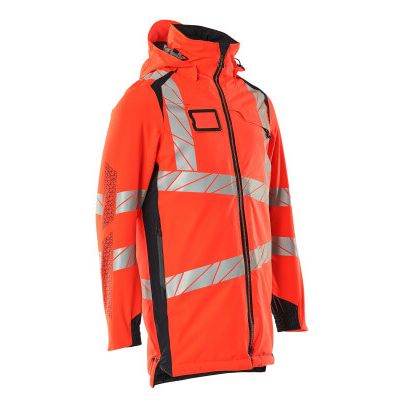 Foto van Mascot Accelerate Safe Parka | 19030-449 | 22210-hi-vis rood/donkermarine