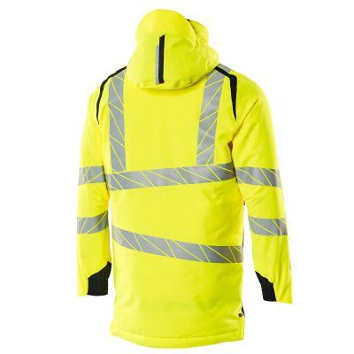 Foto van Mascot Accelerate Safe Parka | 19030-449 | 17010-hi-vis geel/donkermarine