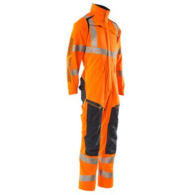 Foto van Mascot Accelerate Safe Overall met kniezakken | 19519-236 | 14010-hi-vis oranje/donkermarine