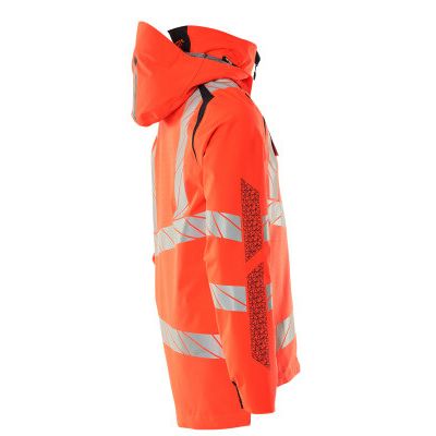 Foto van Mascot Accelerate Safe Shell jas | 19001-449 | 22210-hi-vis rood/donkermarine