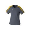 Afbeelding van ERIMA EVO STAR T-Shirt Dames | slate grey/geel | 1082416