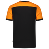 Afbeelding van T-shirt Bicolor Naden | zwart/oranje | 102006-0998 | TRICORP WORKWEAR