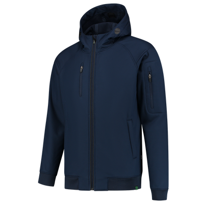 Foto van Softshell Bomber Capuchon RE2050 | donkermarine | 402704-010 | TRICORP WORKWEAR
