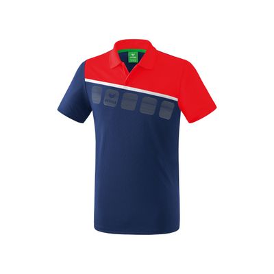 5-C polo | new navy/rood/wit | 1111907