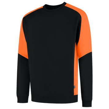Foto van Sweater Bicolor Redefined | zwart/oranje | 306112-0998 | TRICORP WORKWEAR