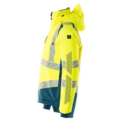 Foto van Mascot Accelerate Safe Winterjas | 19335-231 | 1744-hi-vis geel/donkerpetrol