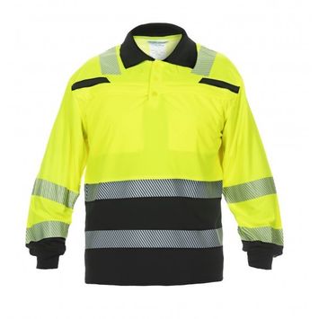 Foto van Hydrowear Tanna poloshirt EN471 | 040460-179 | geel/zwart