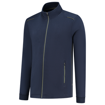 Foto van Sweatvest Accent | donkermarine/legergroen | 302702-01013 | TRICORP WORKWEAR