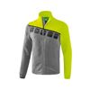 Afbeelding van 5-C jack met afneembare mouwen | grey melange/lime pop/zwart | 1061905