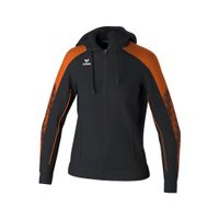 ERIMA EVO STAR trainingsjack met capuchon Dames | zwart/oranje | 1032441