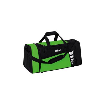 Erima Six Wings sporttas, green/zwart, 7232307