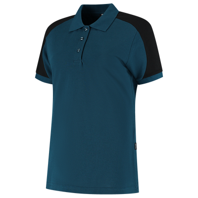 Poloshirt Bicolor Redefined Dames | petrol/zwart | 206108-9309 | TRICORP WORKWEAR