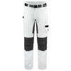 Afbeelding van Schildersbroek Twill Cordura Stretch | wit/donkergrijs | 502016-0618 | TRICORP WORKWEAR