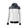 Afbeelding van ERIMA CHANGE by erima trainingsjack met capuchon Dames | wit/slate grey/zwart | 1032316