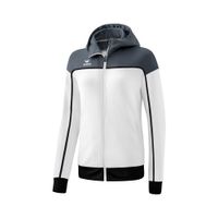 ERIMA CHANGE by erima trainingsjack met capuchon Dames | wit/slate grey/zwart | 1032316