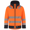 Afbeelding van Regenjas Techshell High Vis Redefined | fluororanje/donkermarine | 406108-14010 | TRICORP WORKWEAR