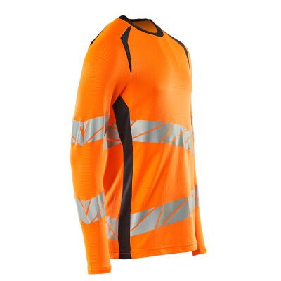 Foto van Mascot Accelerate Safe T-shirt, met lange mouwen | 19081-771 | 14010-hi-vis oranje/donkermarine