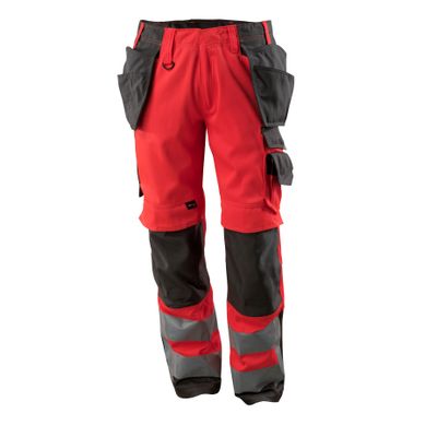 Mascot Wigan | 15531-860 | 022218-hi-vis rood/donkerantraciet