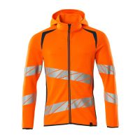 Mascot Accelerate Safe Capuchontrui met rits | 19284-781 | 1444-hi-vis oranje/donkerpetrol