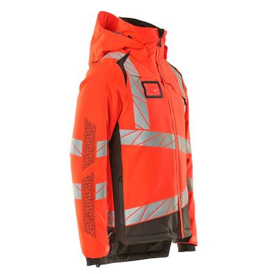 Foto van Mascot Accelerate Safe Winterjas | 19335-231 | 22218-hi-vis rood/donkerantraciet