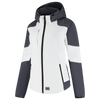 Afbeelding van Softshell Capuchon Bicolor Redefined Dames | wit/antraciet | 406119-06888 | TRICORP WORKWEAR