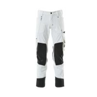 Mascot werkbroek met kniezakken, stretch, lichtgewicht | 17179-311 | 06-wit