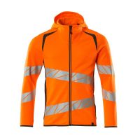 Mascot Accelerate Safe Capuchontrui met rits | 19284-781 | 1418-hi-vis oranje/donkerantraciet