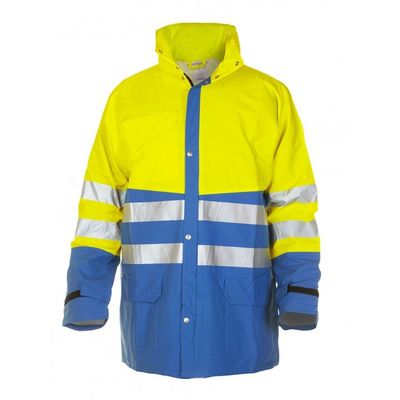 Foto van Hydrowear Vernon Parka EN471 | 015011-1711 | geel/korenblauw