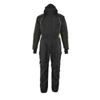 Overall met kniezakken, lichtgewicht | 17019-231 | 0917-zwart/hi-vis geel